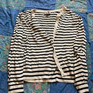 H/M stripped cardigan
